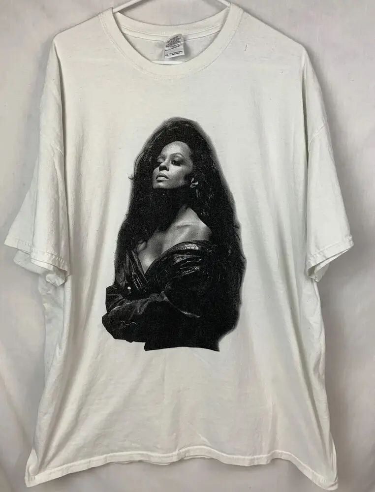 Vintage Diana Ross T Shirt R&B Concert Tour Soul Motown Album Mens 2XL XXL 90s