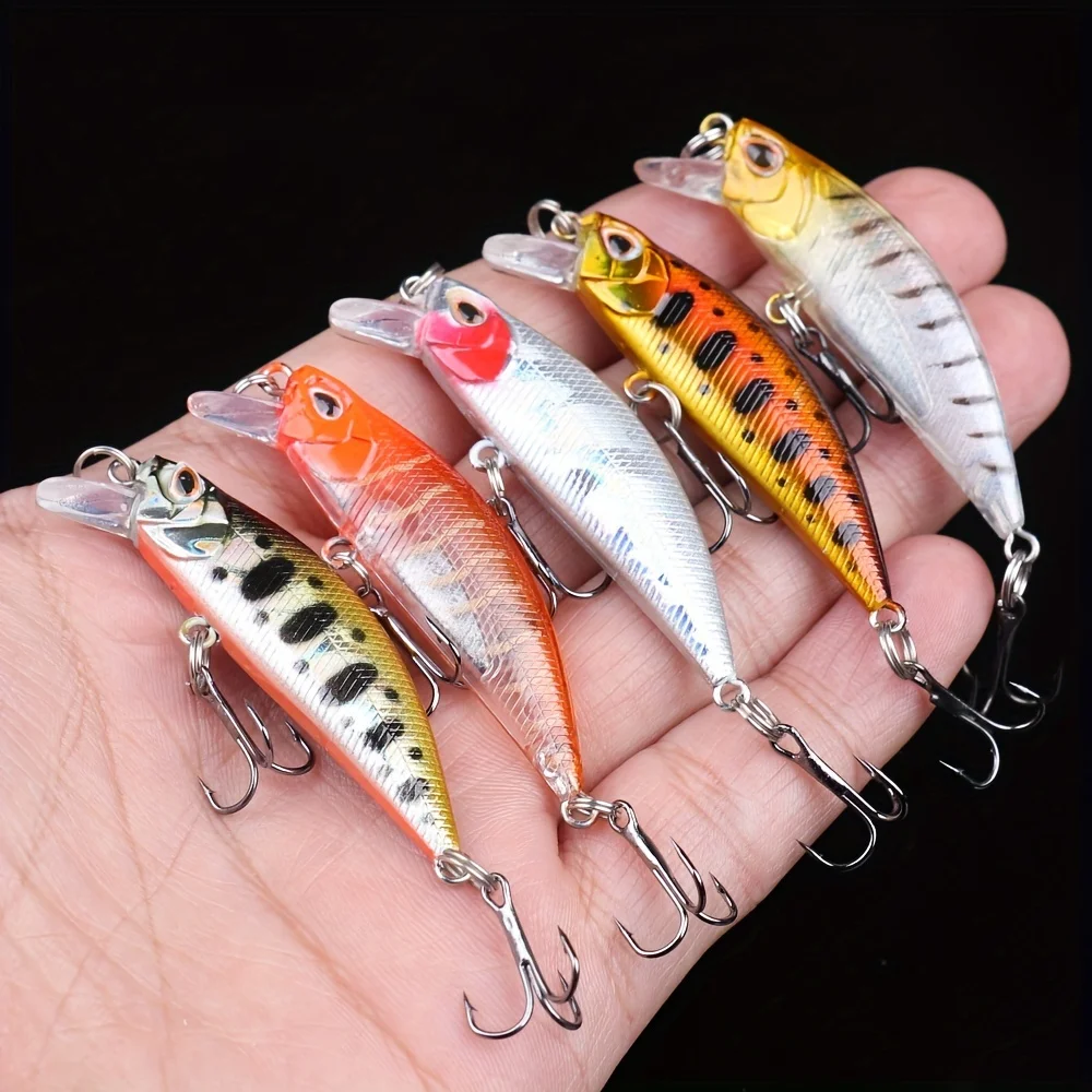 5Pcs 58MM 5.1G Mini Japan Model Sinking Minnow Fishing Lures Jerkbaits Peche Artificial Bait Wobbler Lure for Trout Bass Carp