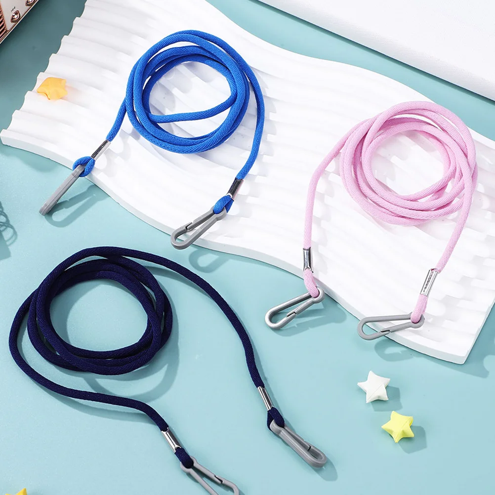 6 قطع من أشرطة قفاز التزلج، مشابك قفاز ناعمة، حبل للرقبة، قفاز رياضي شتوي خارجي، حزام قفاز #4