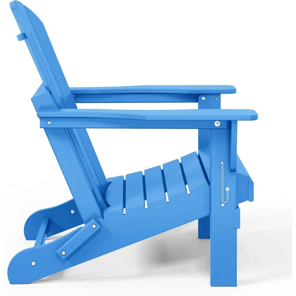 

Malibu HDPE Outdoor Folding Adirondack Chair – Durable & Eco-Friendly Patio Seating