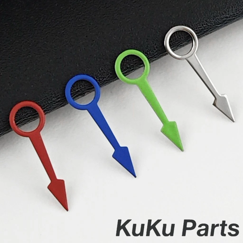 8.5mm relógio mãos nh34 ponteiros gmt mãos para nh35 nh34a 4r34 movimento relógio mecânico acessórios peças nh34 gs sem luminoso