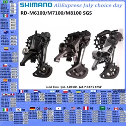 SHIMANO XTR M9100 XT M8100 M8120 SLX M7100 M7120 Deore M6100 SGS 12S Long Cage Rear Derailleurs Mountain Bike SGS MTB Derailleur