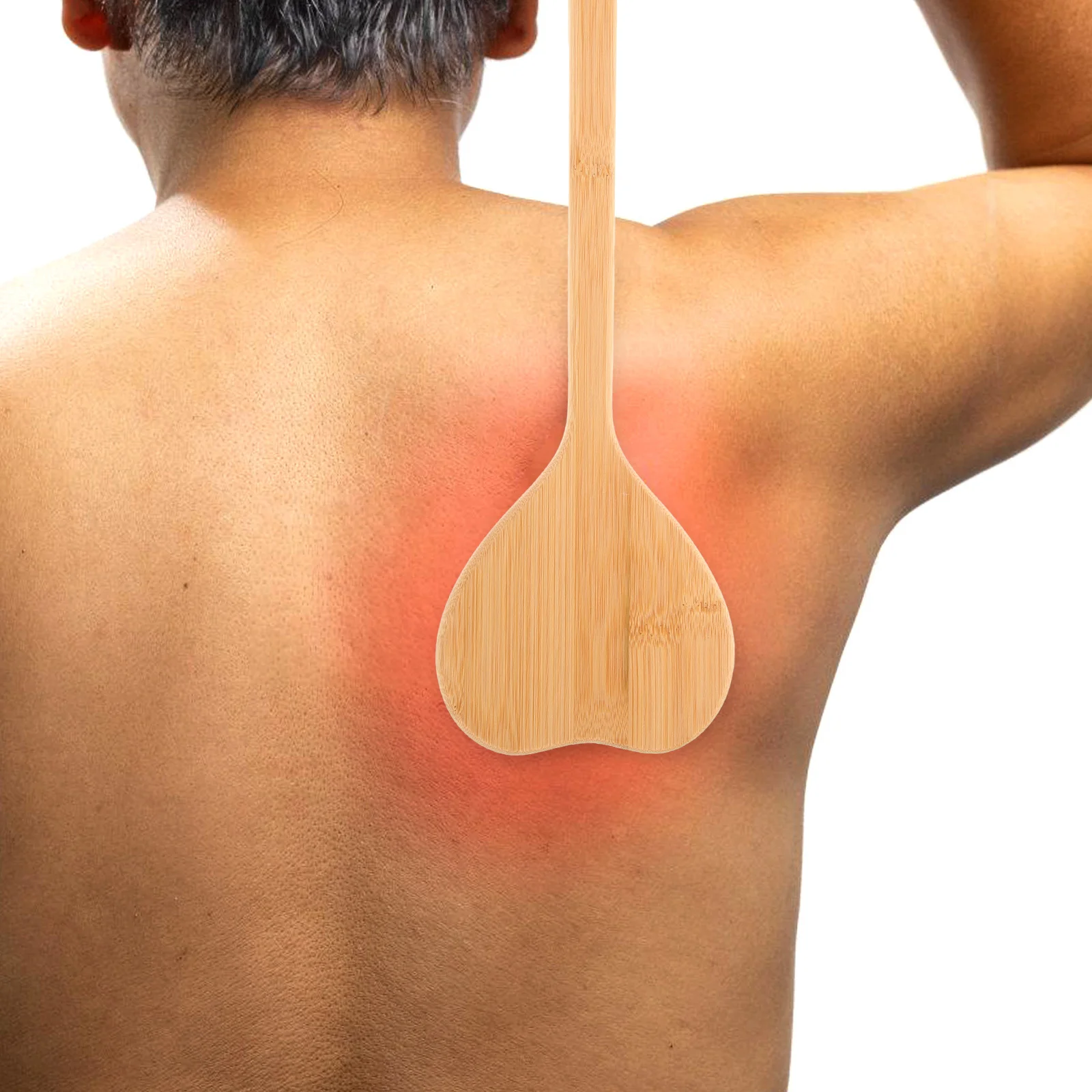 

Safe Smooth Neck Hammer Pat Shoulder Body Tapping Stick Massage Pat Massaging Supply Lightweight Portable Long Handle Muscle