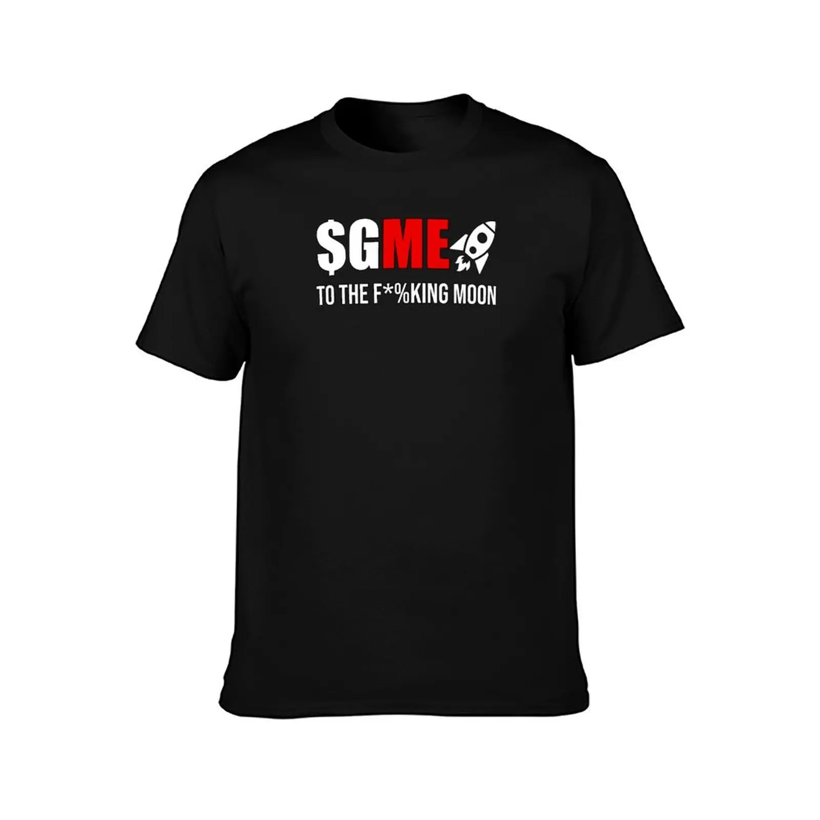 Gamestop to the moon wallstreetbets GME stock short squeeze. T-Shirt Summer Casual Cotton Tee Oversized Streetwear Tops