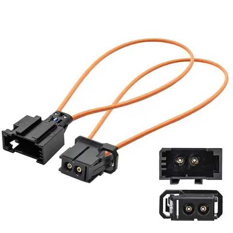 Most Fiber Optic Optical Loop Bypass Female & Male Adapter Universal Connector for Radio and Audio Mercedes BMW VW Audi Porsche