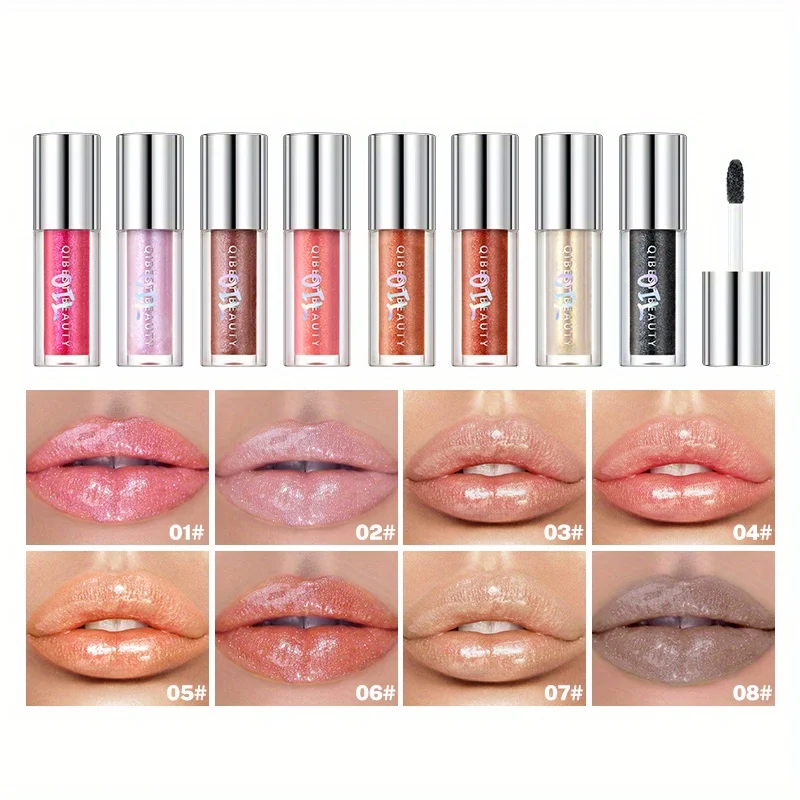 Plump and sparkling pearlescent lip gloss Delicate moisturizing and moisturizing easy to color Dudu lip gloss