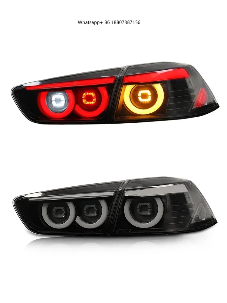

FT Car Lights forMitsubishi Lancer EVO X Taillights 2008-2018 LED Tail Lamp Dynamic Turn Signal Light Car Taillights Assembly