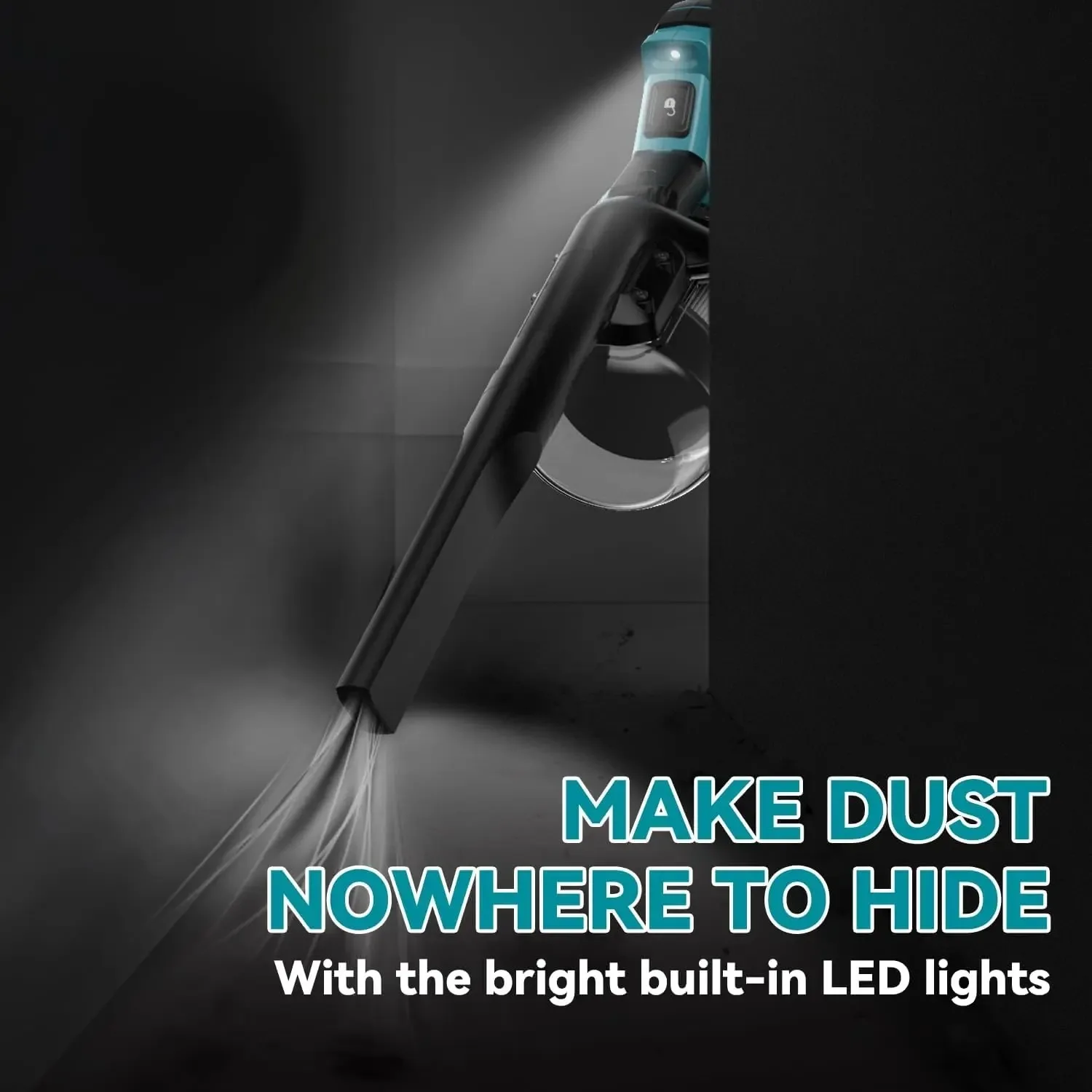 Ręczny odkurzacz bezprzewodowy z 6 szt. rurek i 2 szt. filtra Odkurzacz elektryczny do akumulatora makita 18 V (bez akumulatora)