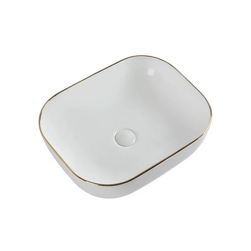 

Modern light luxury Phnom Penh counter basin bathroom oval ceramic wash basin household