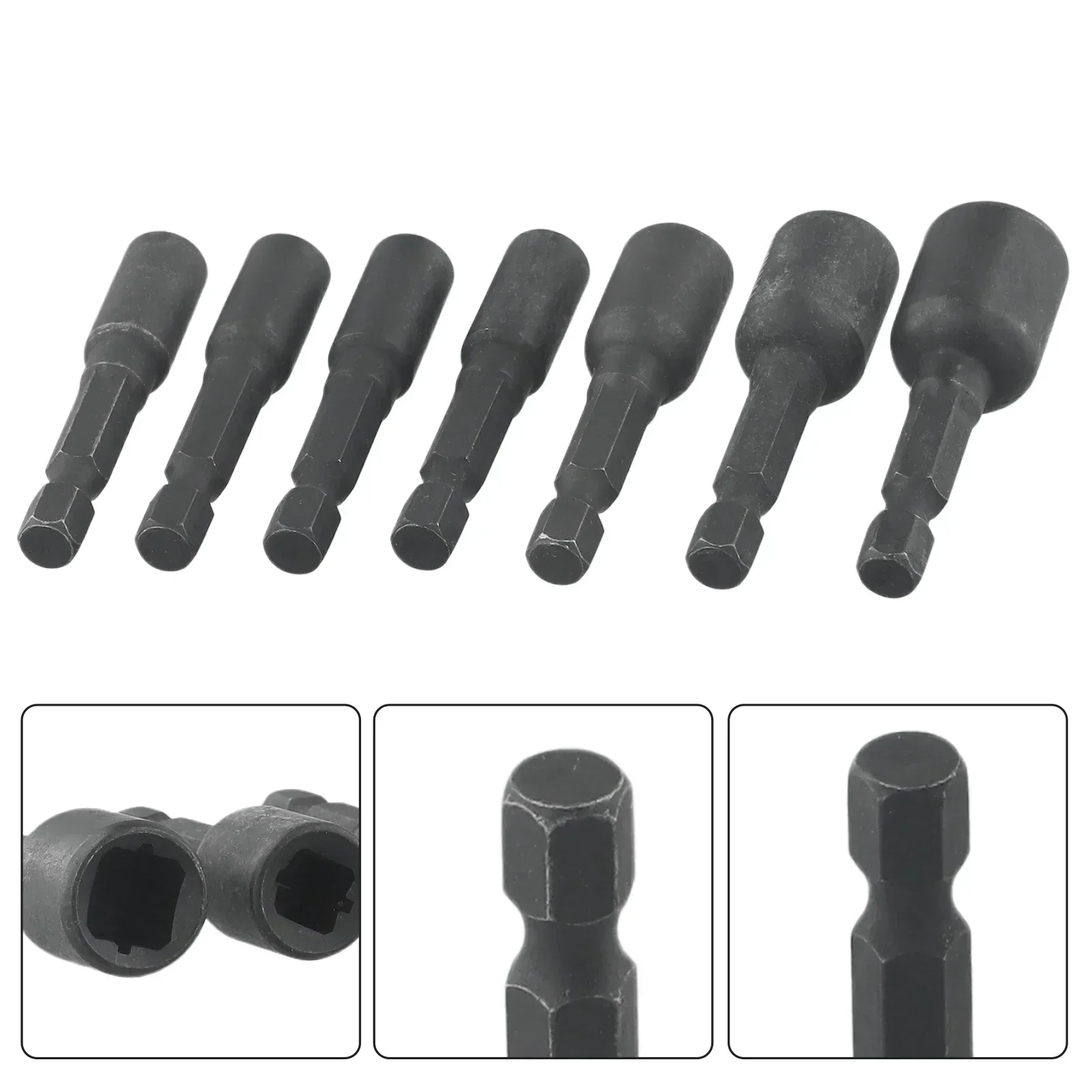 Imagem -05 - Adaptador de Soquete de Torneira de Parafuso Mais Firme Barra de Extensão Haste Hexagonal de para Furadeira Elétrica M6-m14 Fabricação de Moldes Diy
