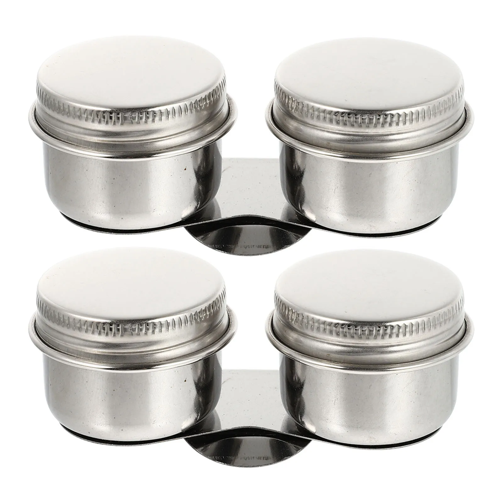 2 pcs Stainless Steel Brush Washing Pot Paint Brush Cleaner For Art Class Studio School Home Watercolor Oil Painting Container