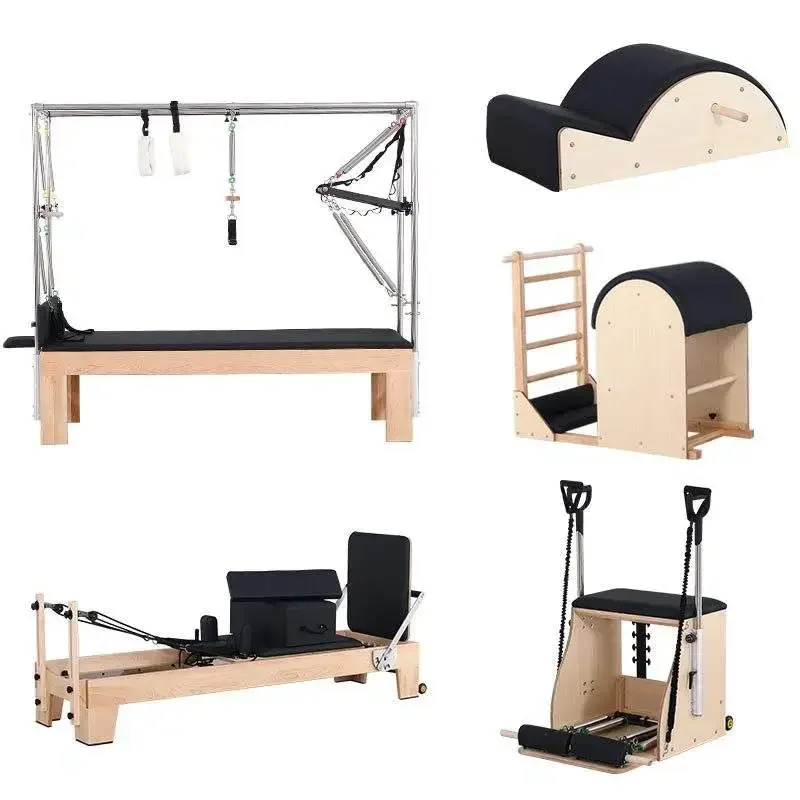 Factory Direct Selling Pilates Five Piece Set Sliding Bed Pilates Reformer Suitable for Exercising The Wholebody