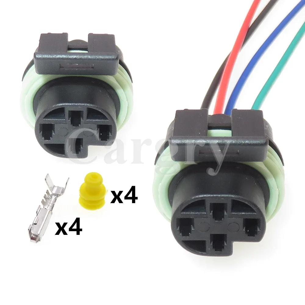 

1 Set 4P 12065298 Automobile Oxygen Sensor Electric Wire Cable Connector AC Assembly Car Waterproof Sealed Socket