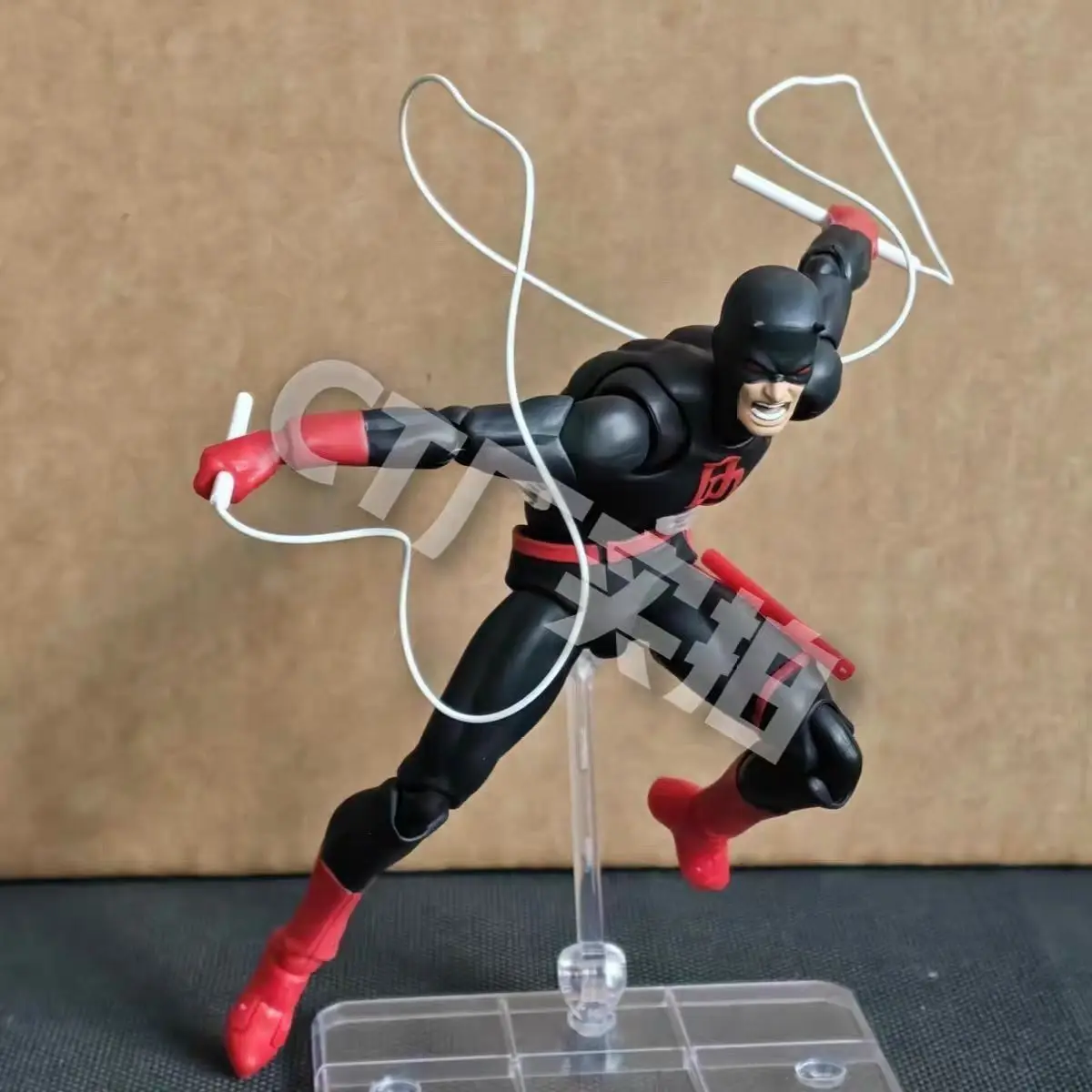 Disponibile: Action Figure Daredevil Nero di Ct Toys, Mafex 223 Shf, Statuetta in PVC da Collezione, Modellino per Bambini