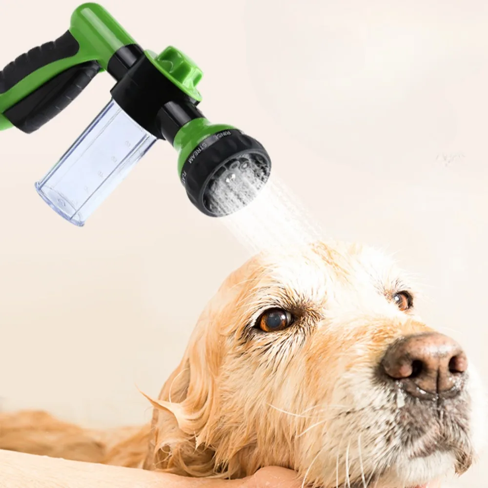 Pet Dog Shower Sprayer Adjustable High-pressure Sprayer Nozzle Hose Dog Shower Gun Wash Garden Animal Horse Car Cleaning Tool