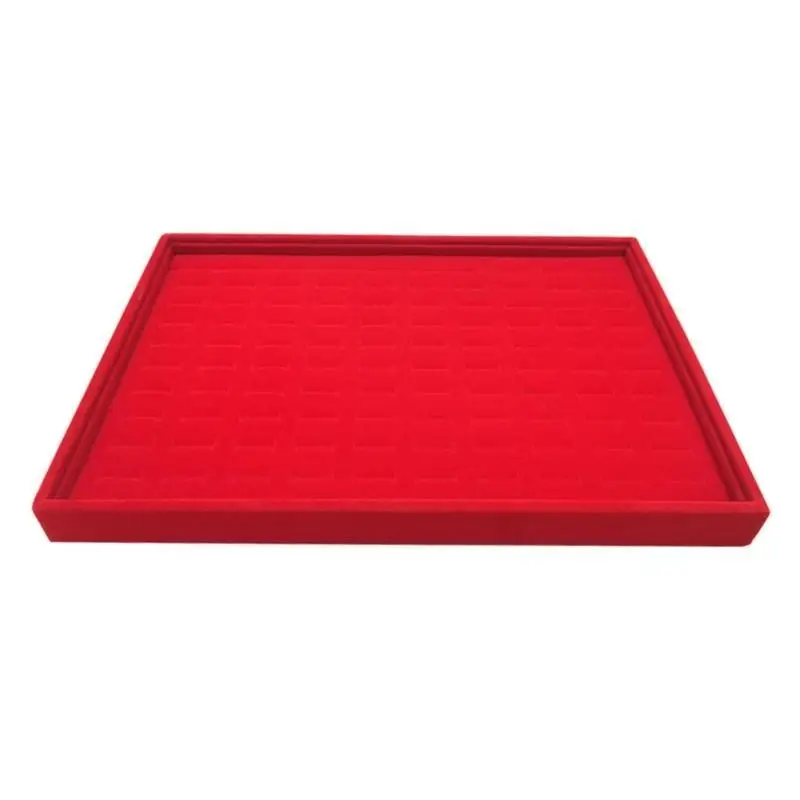 

A52E 100 Slots Ring Insert Display Trays Showcase Display Tray Jewelry Tray