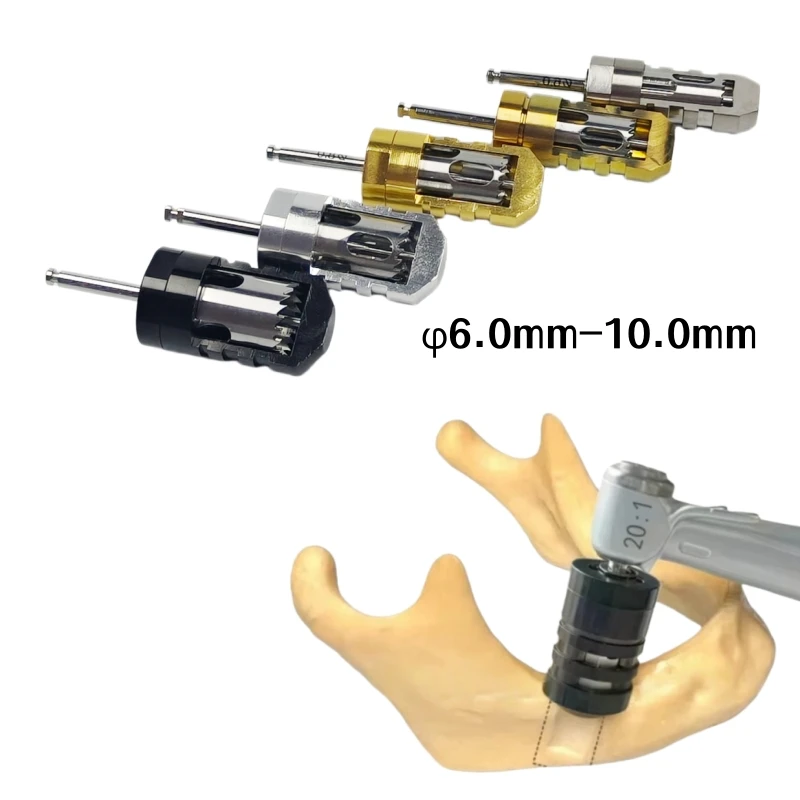 

5Size Dental Semilunar Bone Collector Drill GBR SLT Semilunar Technique Semilunar Shell Bone Argumentation Easy Bone Colloector