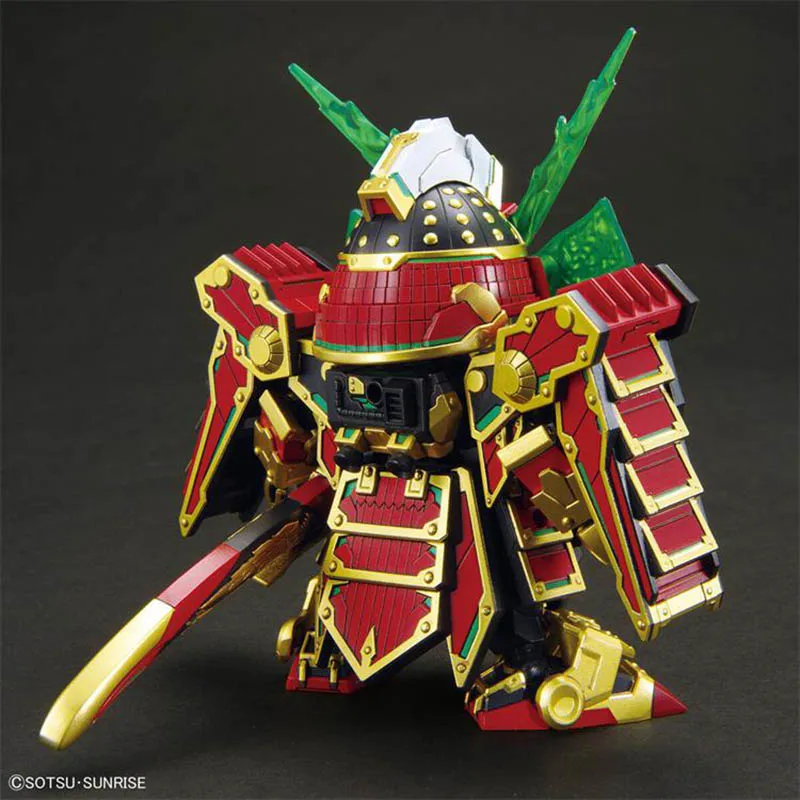 Bandai กันดั้มโมเดล SDW Musha 78TH Tenkamusodaishogun Onmitsu D Justice Strike F Dragon Action Figure Gunpla อะนิเมะตัวเลข