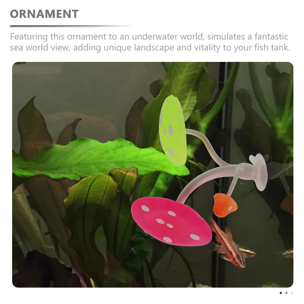 

2pcs Silicone Hideout Betta Betta Leaf Hammock Aquarium Bed Fish Tank Decorations Underwater Leaf Ornament For Pet Fish Durable