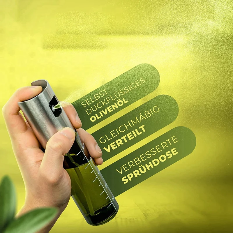 Oil Injection Bottle With Extremely Fine Atomisation Of Olive Oil Oil Spray Bottle Made Of High-Quality