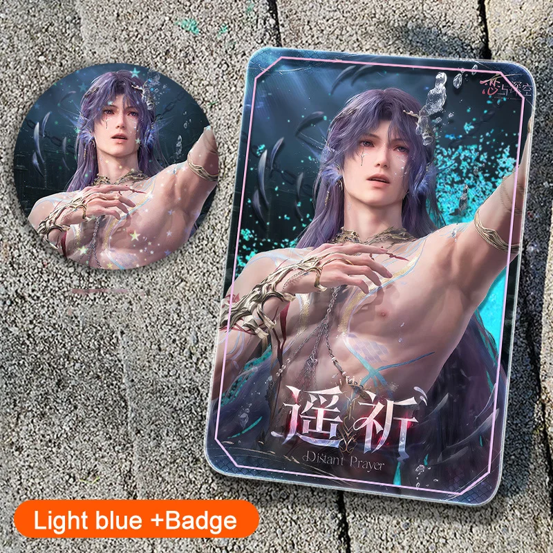 

Love And Deepspace Cosplay Rafayel Lemurian Sea God Mermaid Figures Badge Quicksand Stands Model Halloween Party Gifts Men Women