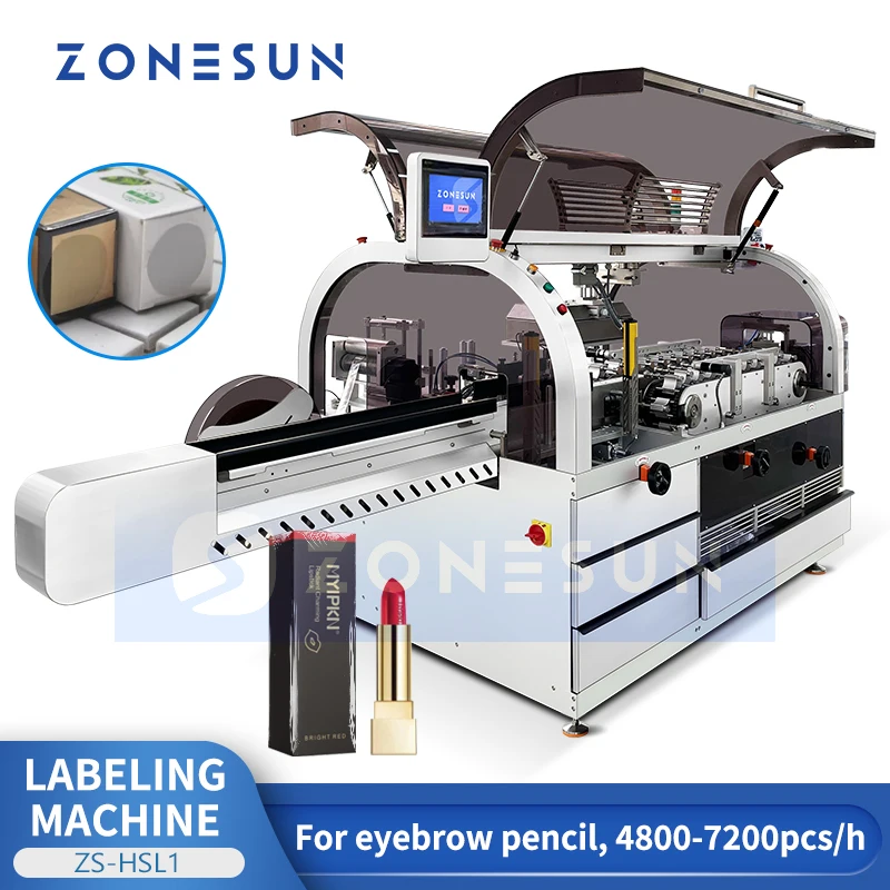 Zonesun Shrink Sleeve Máquina De Rotulagem, Horizontal Manga Aplicador Sleeving Machine, Shrink Band Aplicador, ZS-HSL1