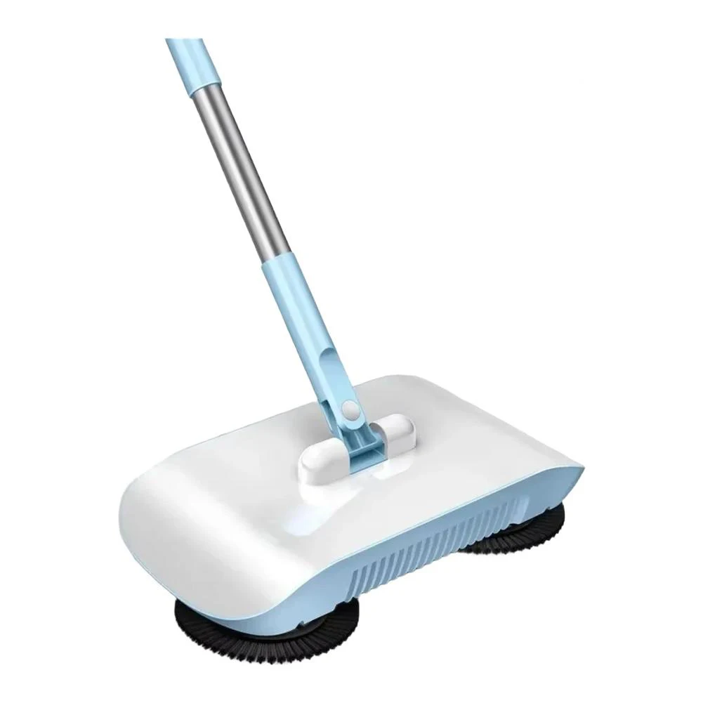 Pink Hand-pushed Sweeper Robotic Vacuum Cleaner Storage Basket User-friendly Operation Adaptable Cleaning Scenarios