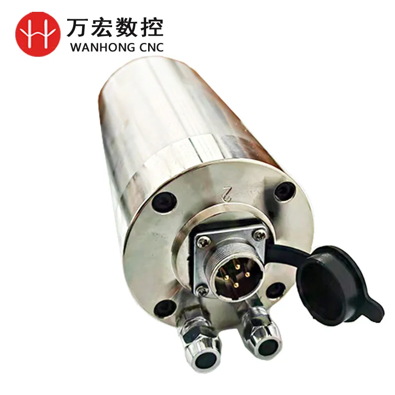 Шпиндель с ЧПУ 1,5 кВт 2,2 кВт 3,2 кВт CS Двигатель шпинделя с водяным охлаждением 24000 об/мин для фрезерного станка с ЧПУ