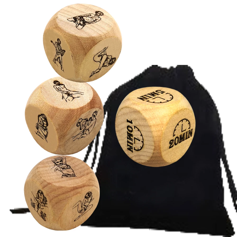 4Pcs Luxury Private Talking Couple Love Dice/Bedroom Love Sports Dice/Couple Date Night Ideas Naughty Dice - Improve Love Gift