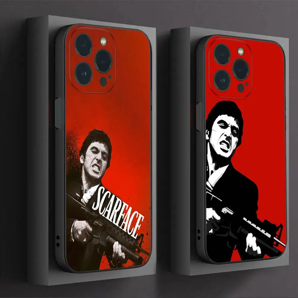 

The Tv S-Scarface Phone Case For IPhone16 15 14 13 12 Mini 11 Pro XS Max X XR SE5 6 7 8 Plus Soft Silicone Cover