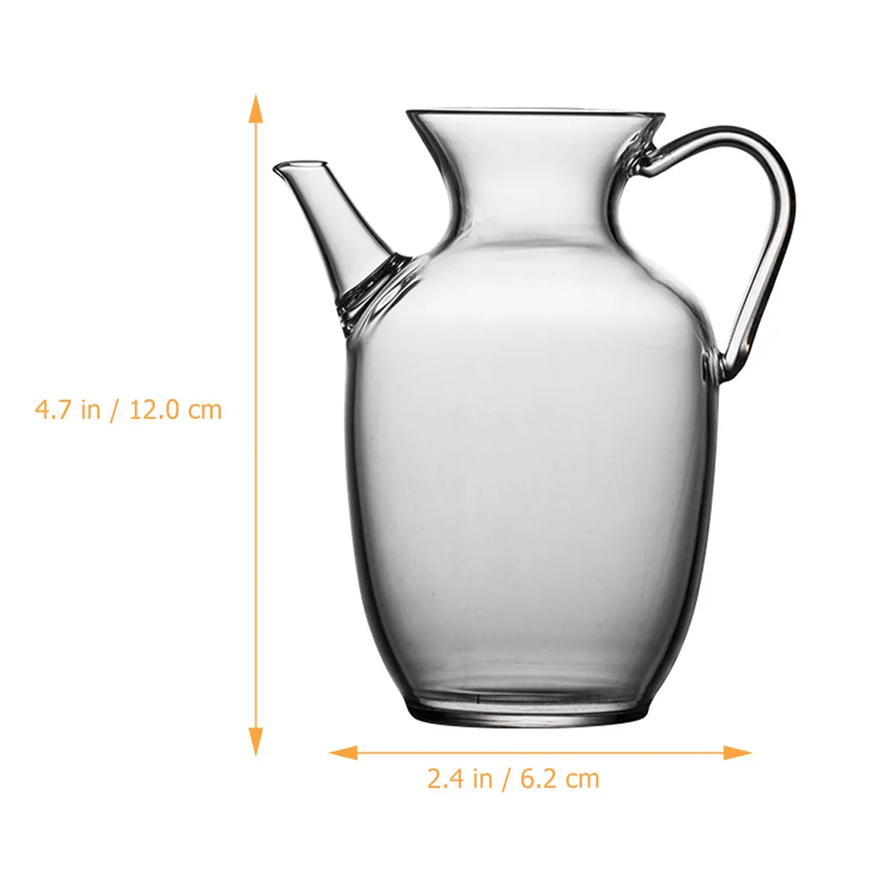 Glass Teapot Heat Resistant Small Clear Teakettle for Home Kung Fu Tea Flower Tea Coffee Herbal Medicine Safe Heatable