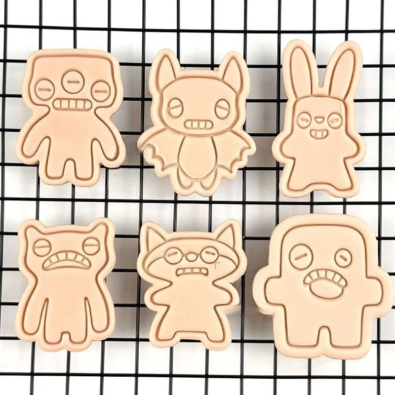 Fuggler Cookie Molds Cartoon cute and playful Fashionable and Personality Simple Creative and good-looking DIY Press Baking Tool - view 2
