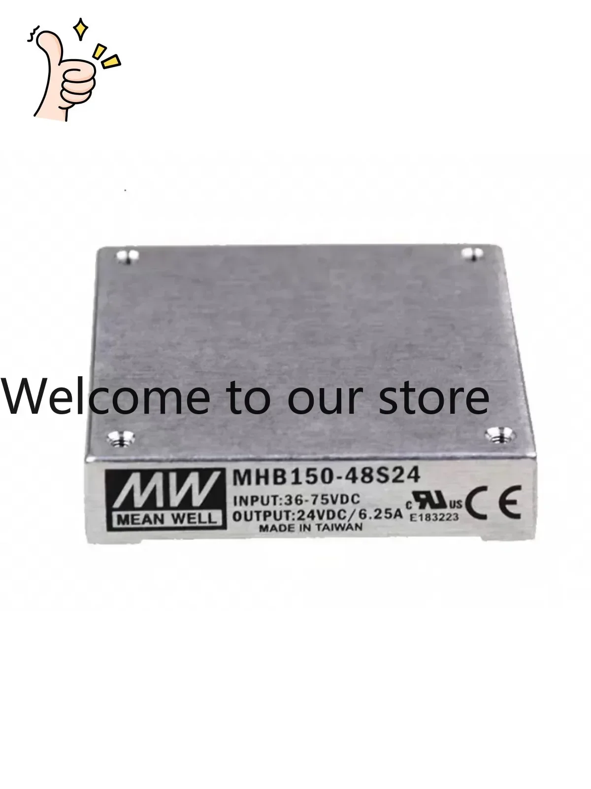 2025 Taiwan Mingwei Module Power Supply MHB150 150W 48V To S05/S12/S24 DC-DC Converter