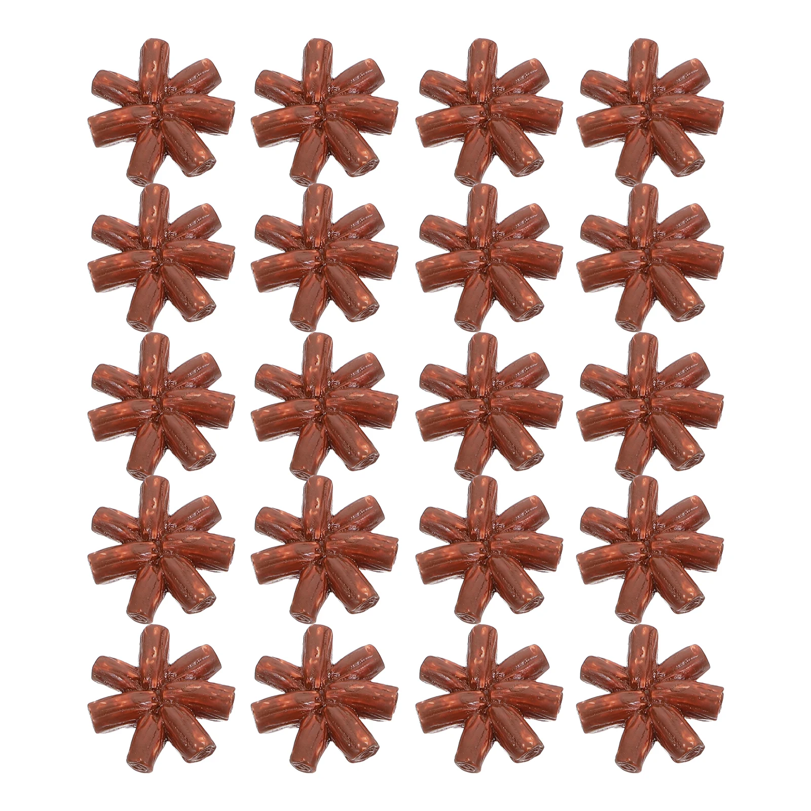 

20 Pcs House Firewood Pile Decorations Resin Dollhouse Miniature Scene Model