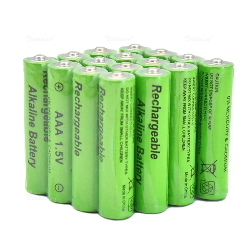 Pile alcaline AAA aste pour télécommande, batterie jouet, détecteur de fumée avec chargeur, 100% mAh, 3800 V, 1.5 nouveau