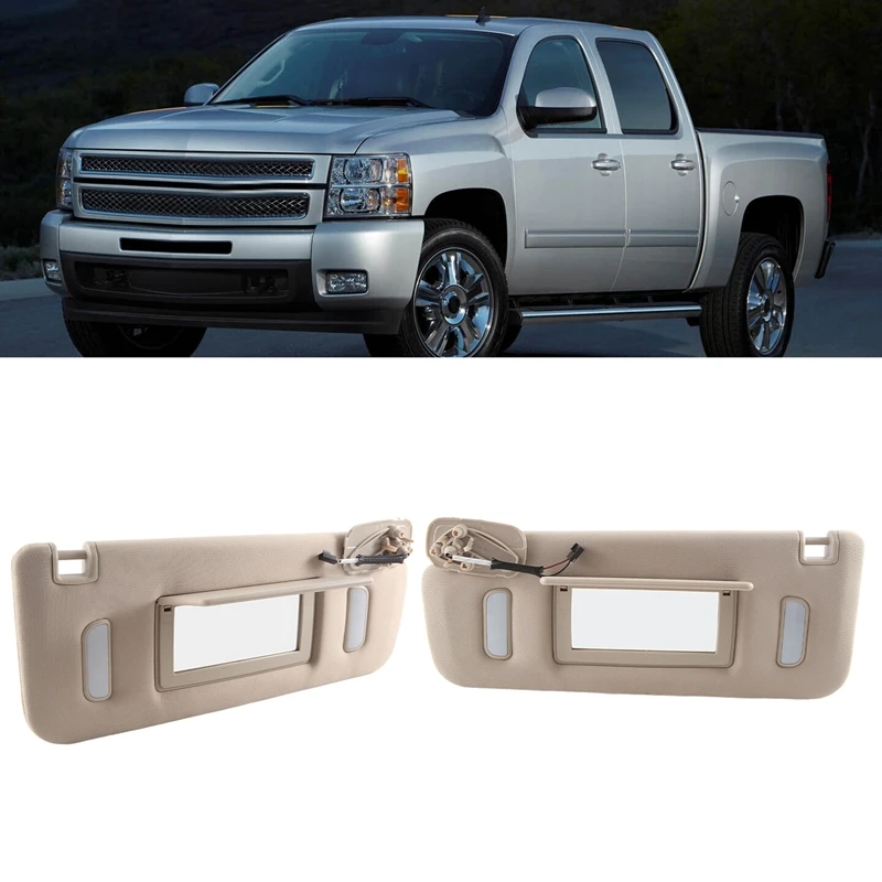 

Car Sun Visor For Cadillac Chevy Gmc 2007-2014 Creamy-White Sun Visor