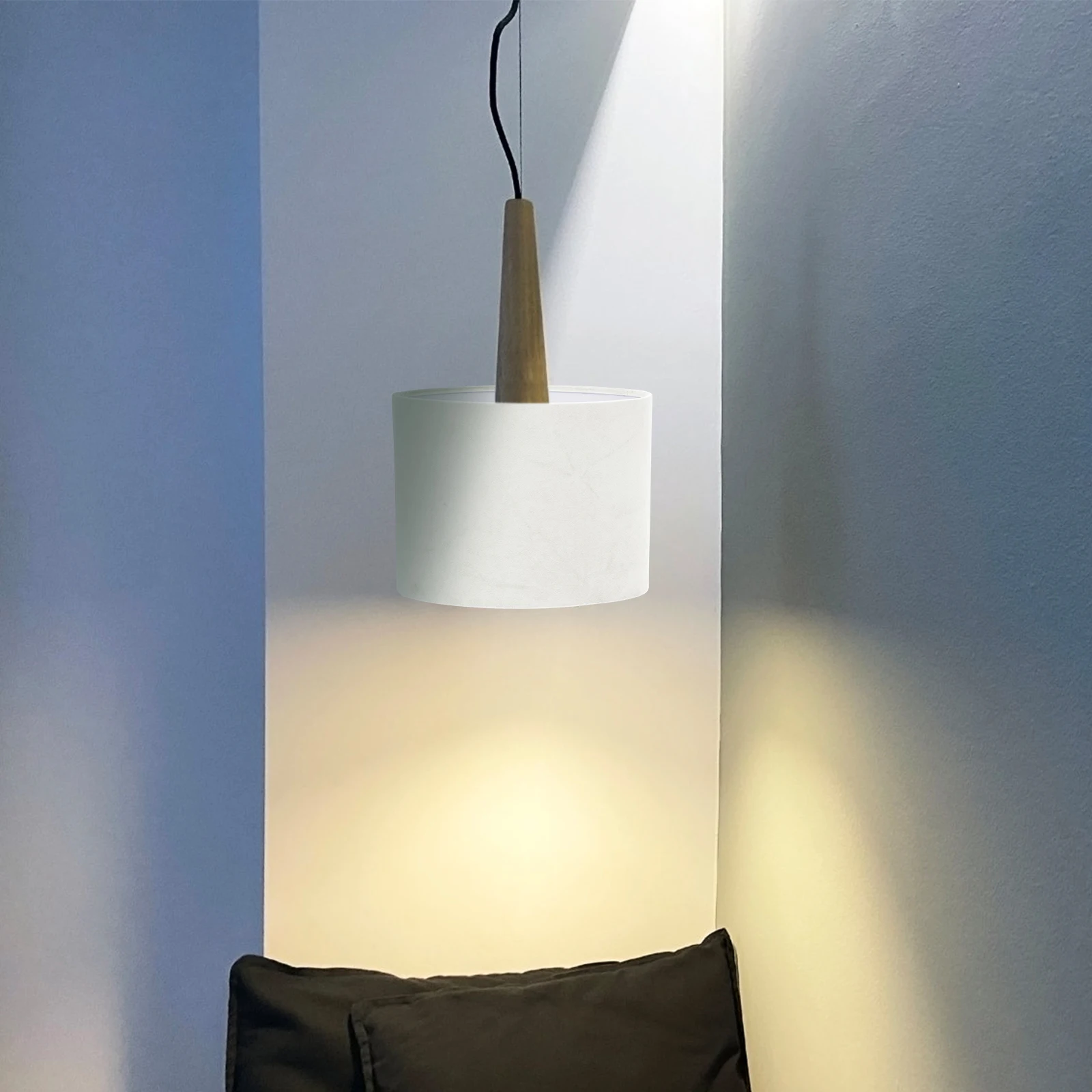 

Oval Cloth Table Light Cover Fabric Cloth Lampshade Shade Home Bedroom Living Room Warm Atmosphere Easy Install