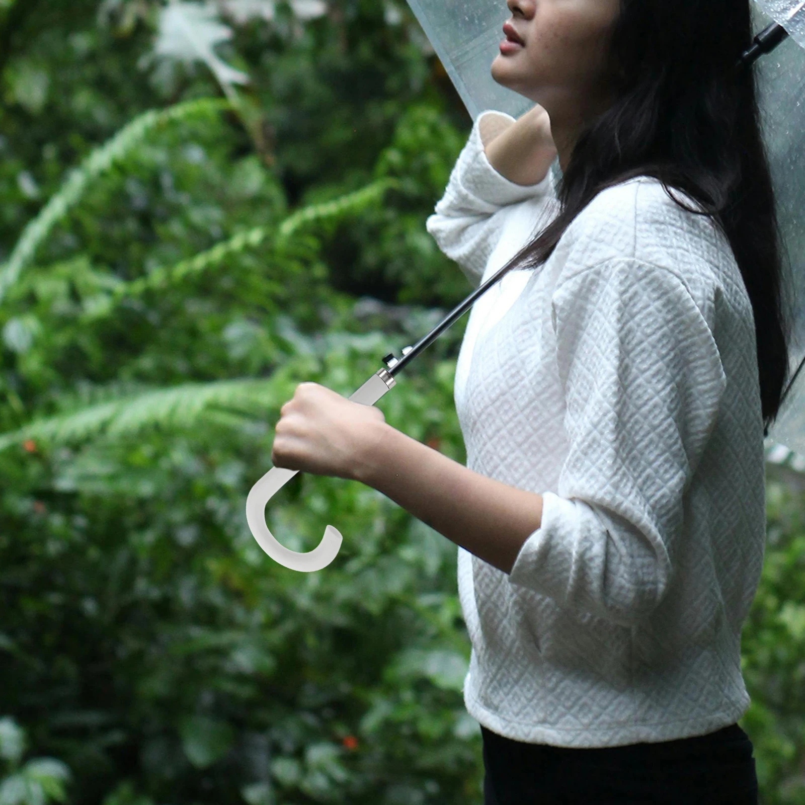 

Umbrella Handle Accessories Daily Use Grip Compact Grips for Parasol Replaceable Replacements Wood