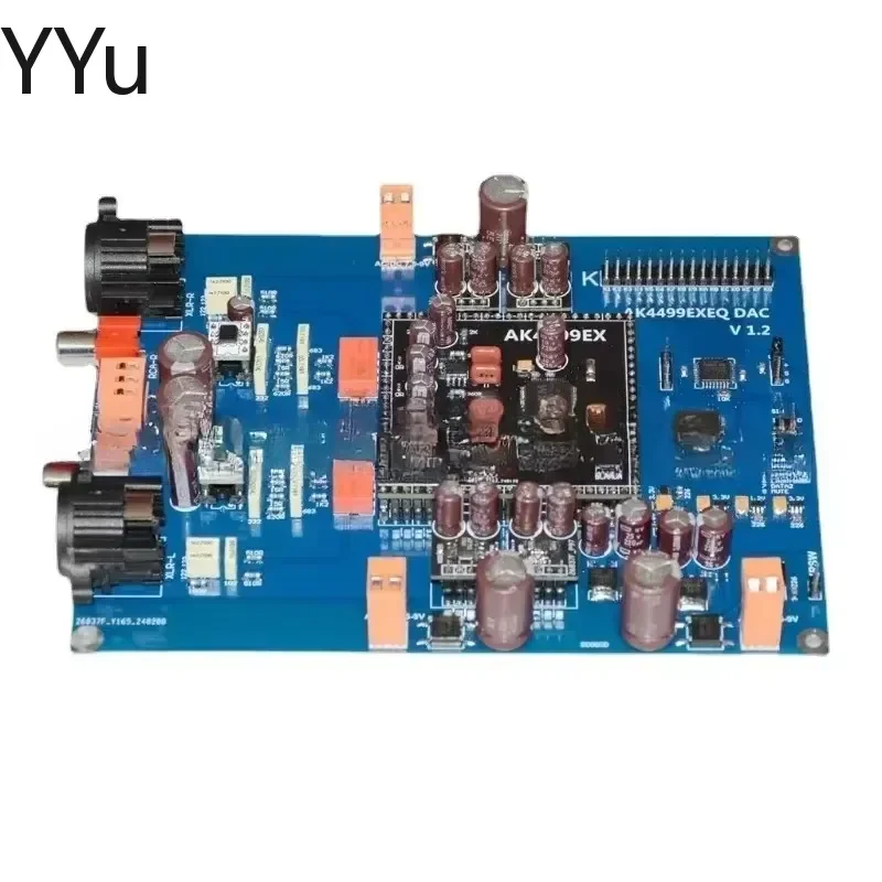 for AK4499EXEQ for AK4191EQ Audio DAC Decoder Board I2S DSD 32bit 1536KHz DSD1024 Balanced Differential Single Ended RCA