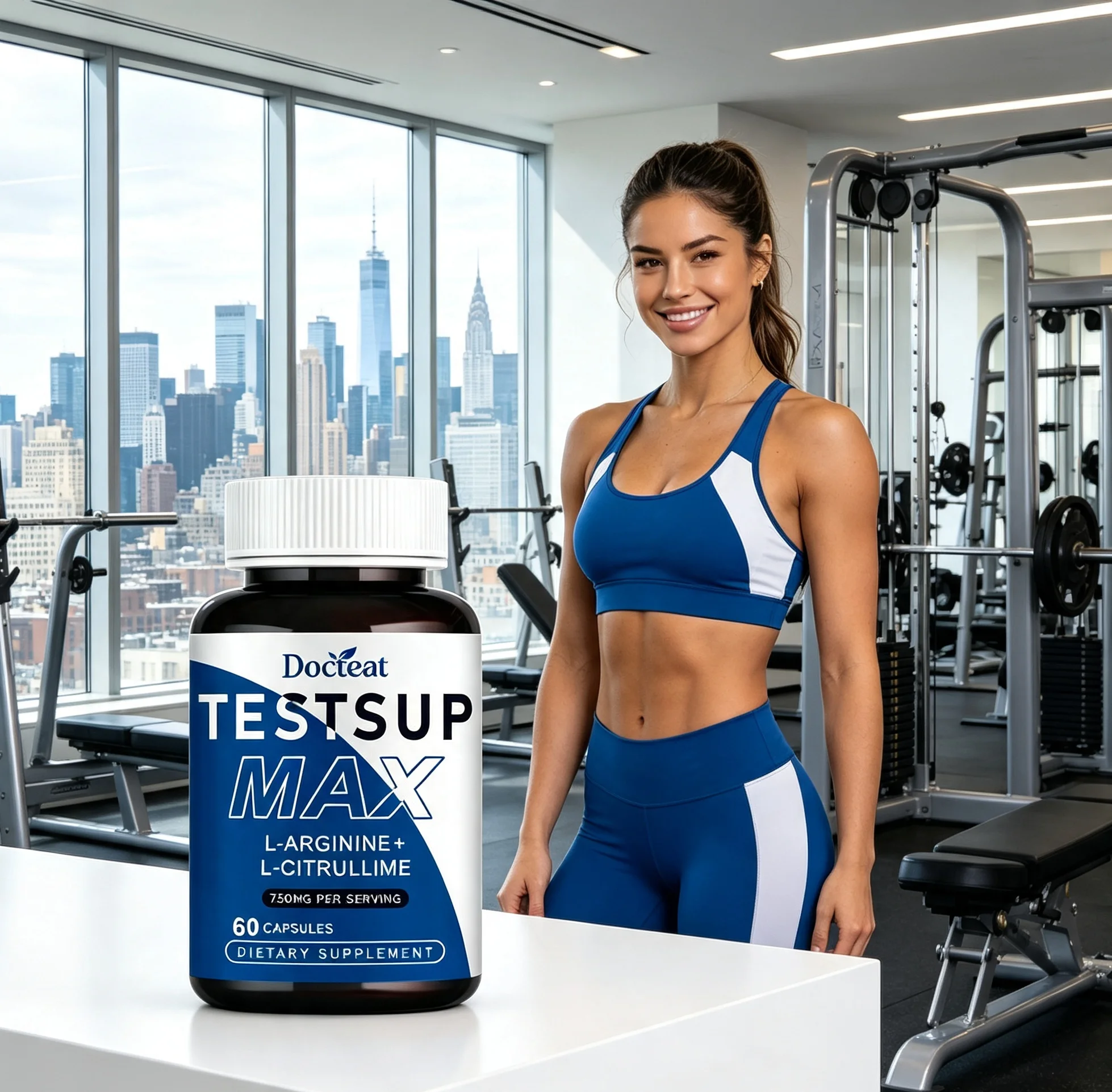 L-Arginine L-Citrulline Capsules Nitric Oxide Booster Pre Workout Supplement Muscle Pump Energy Endurance Support for Men Women