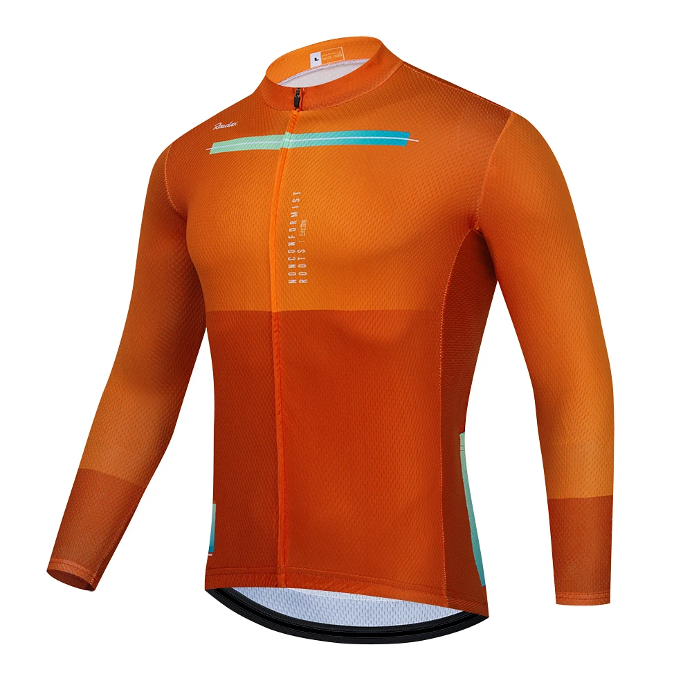 Raudax masculino top mtb jaqueta de ciclismo camisas de manga comprida para triatlo roupas de ciclismo ropa ciclismo