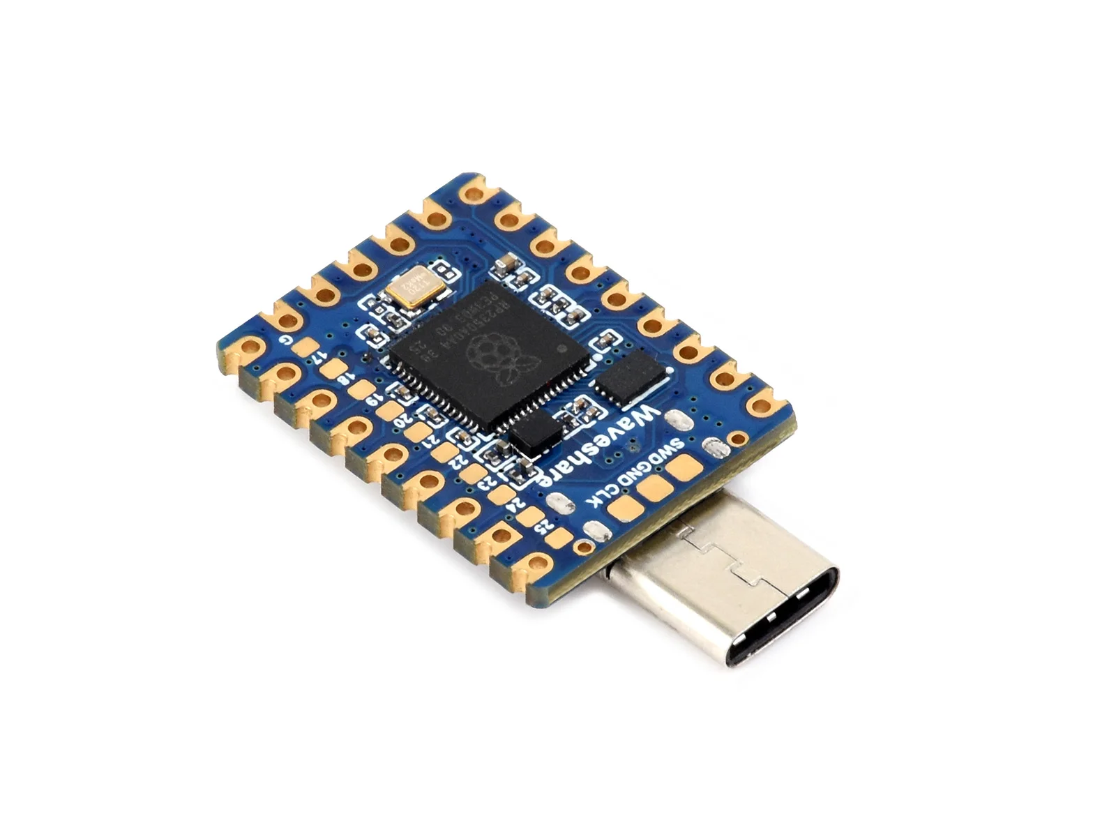 Waveshare RP2350-Zero-CM Mini Development Board, Dual-core And Dual-architecture, Onboard Type-C Male Port, Castellated Module image 4