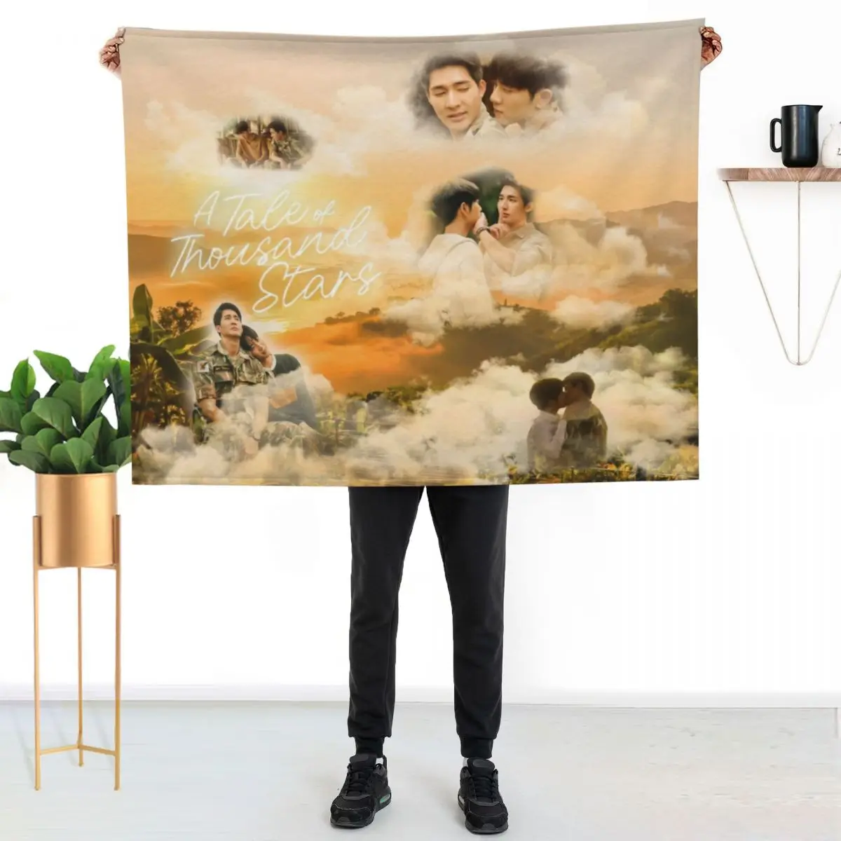

A Tale of a Thousand Stars Throw Blanket Color Fast Cozy Throw Blanket