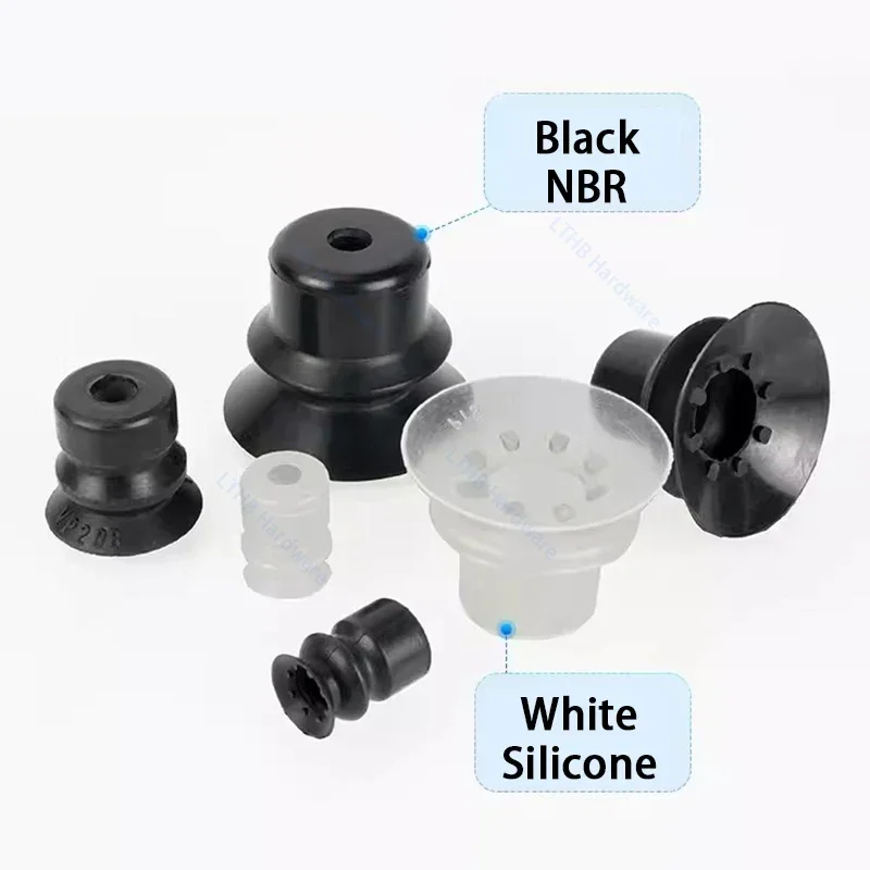 PISCO Type Vacuum Sucker VP10RSN/VP20BSN Silicone Double Multi-layer Nozzle Injection Molding Machine Manipulator Accessories