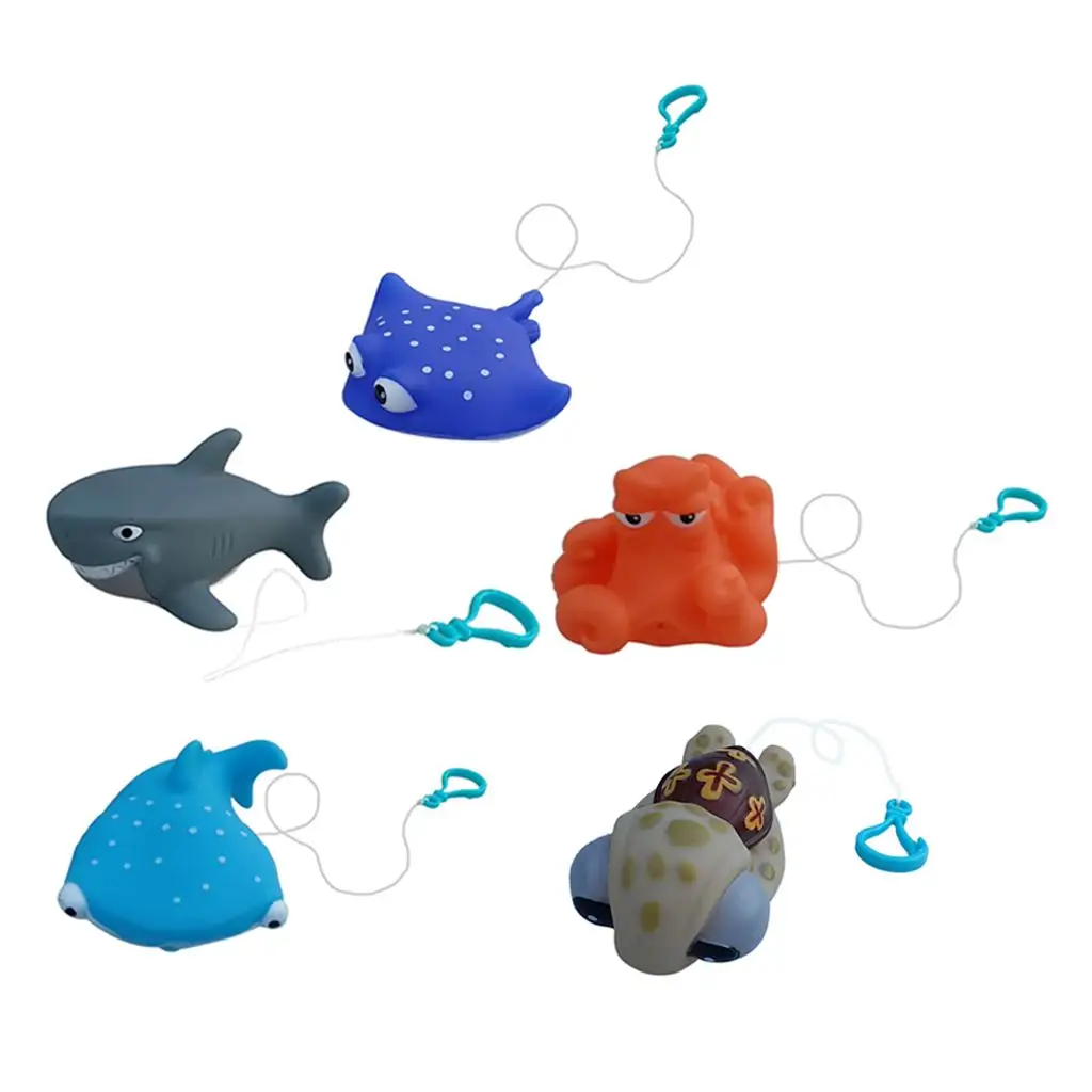 Diving Cylinder Animal Ornament Symbol Buoy Cartoon Doll Pendant with Rope for Underwater Diving Gear