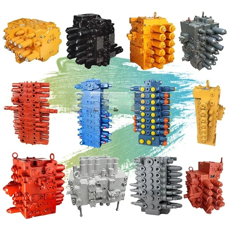 OTTO Construction Machinery Parts Hydraulic Distribution Valve Crawler Mini Excavator E200B Hydraulic Main Control Valve