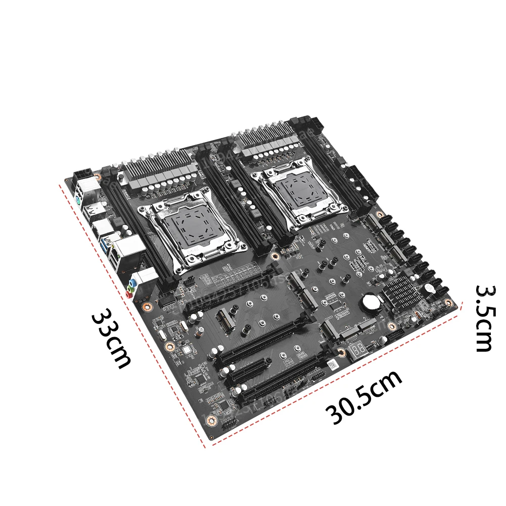 X99 D4 Dual Pro Mainboard 8 DDR4 Memory Slot Desktop Motherboard 10 SATA 3.0 Interface PC Mainboard