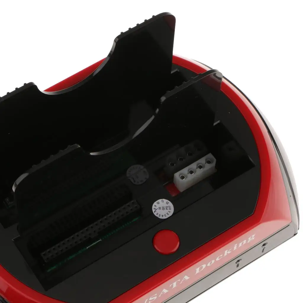 External Hard Drive Docking Station Sata to USB HDD Dock Dual Bay Plug and Play Dock Station for Desktop Data Backup
