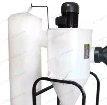 750W Woodworking Dust Collector - Cyclone & Bag Filter System for Workshop, Quiet Operation & Efficient Fine Dust Collection
