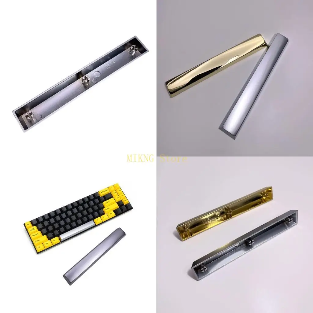 Metal Capetón teclado barra espaciadora aleación del teclado Barra del teclado Comodidad para teclado mecánico